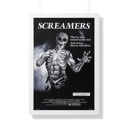 SCREAMERS (ISLAND OF THE FISHMEN) 1979 - Framed Movie Poster 20" x 30" White - The Sticker Space