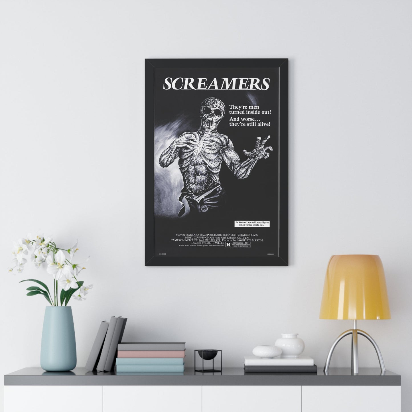 SCREAMERS (ISLAND OF THE FISHMEN) 1979 - Framed Movie Poster-The Sticker Space