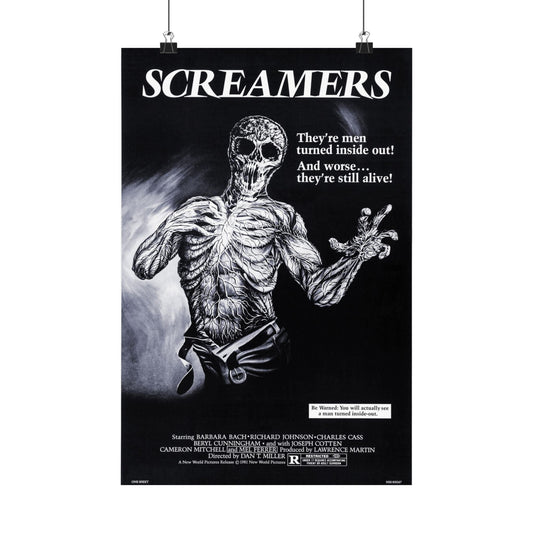 SCREAMERS (ISLAND OF THE FISHMEN) 1979 - Paper Movie Poster-12″ x 18″-The Sticker Space