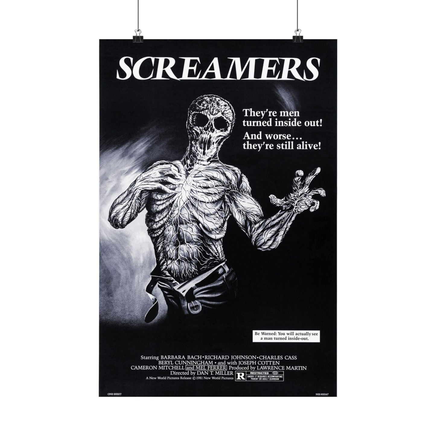 SCREAMERS (ISLAND OF THE FISHMEN) 1979 - Paper Movie Poster-16″ x 24″-The Sticker Space