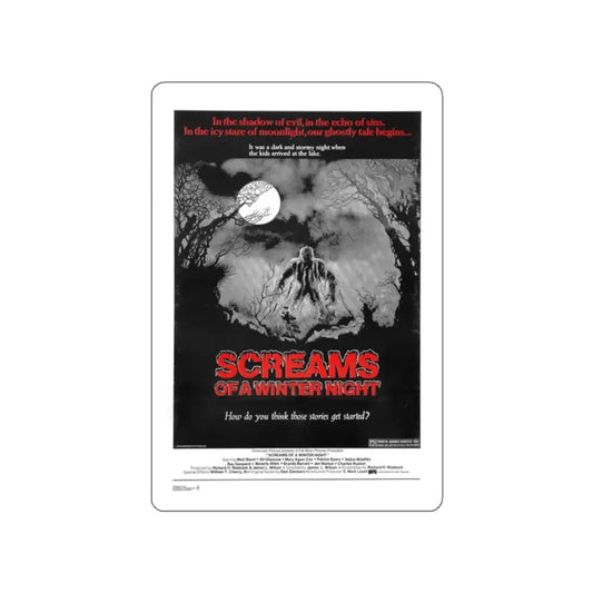 SCREAMS OF A WINTER NIGHT 1979 Movie Poster STICKER Vinyl Die-Cut Decal 2 Inch - The Sticker Space