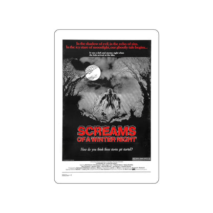 SCREAMS OF A WINTER NIGHT 1979 Movie Poster STICKER Vinyl Die-Cut Decal-White-The Sticker Space