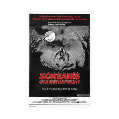 SCREAMS OF A WINTER NIGHT 1979 - Paper Movie Poster - The Sticker Space