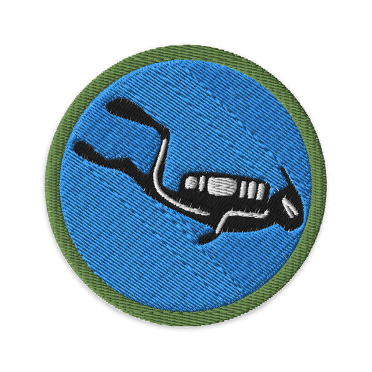 Scuba Diving (Boy Scouts Merit Badge) Embroidered Patch-The Sticker Space