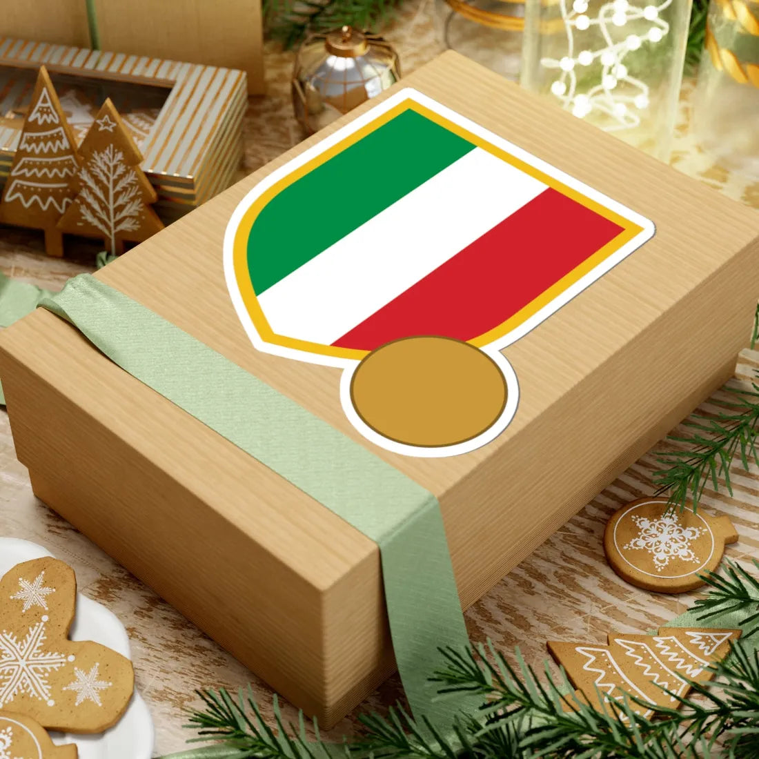 Scudetto hockey (Italy) (Coat of Arms) STICKER Vinyl Kiss-Cut Decal - The Sticker Space