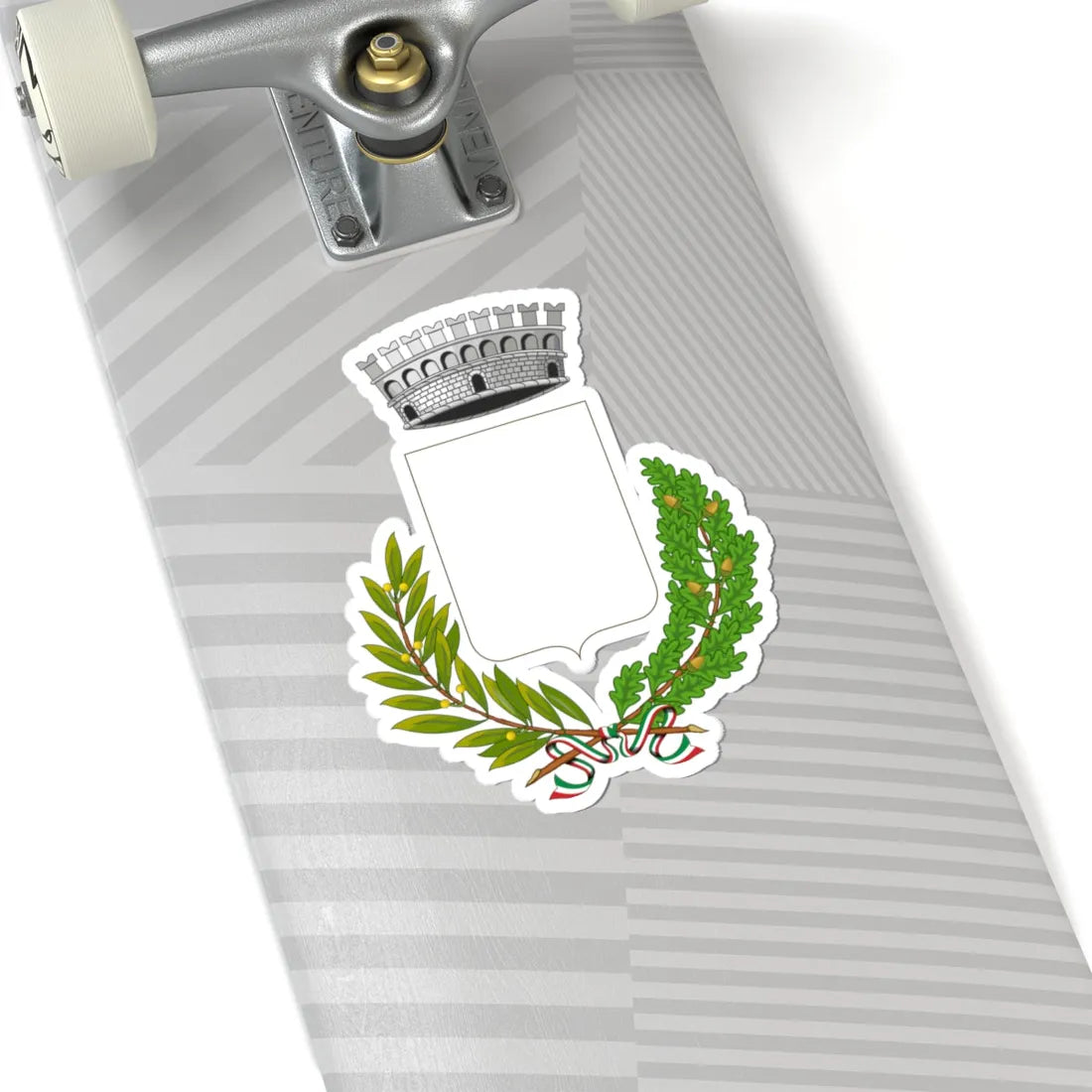 Scudovuotocomune (Italy) (Coat of Arms) STICKER Vinyl Kiss-Cut Decal - The Sticker Space