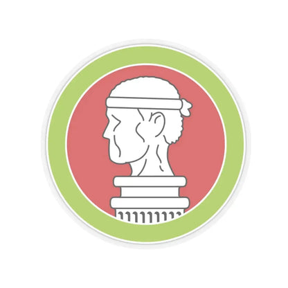 Sculpture (Boy Scout Merit Badge) STICKER Vinyl Kiss-Cut Decal 4 Inch Transparent - The Sticker Space