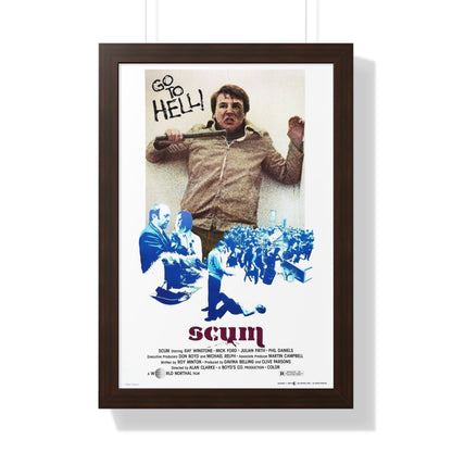 SCUM 1979 - Framed Movie Poster-16″ x 24″-The Sticker Space