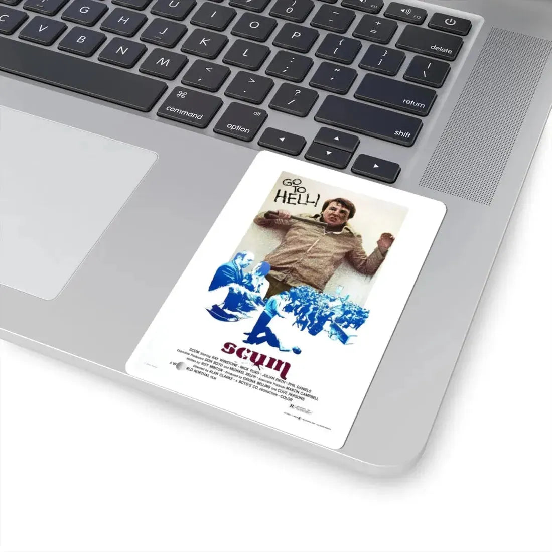 SCUM 1979 Movie Poster - STICKER Vinyl Kiss-Cut Decal - The Sticker Space