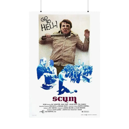SCUM 1979 - Paper Movie Poster 36" x 54" Matte - The Sticker Space