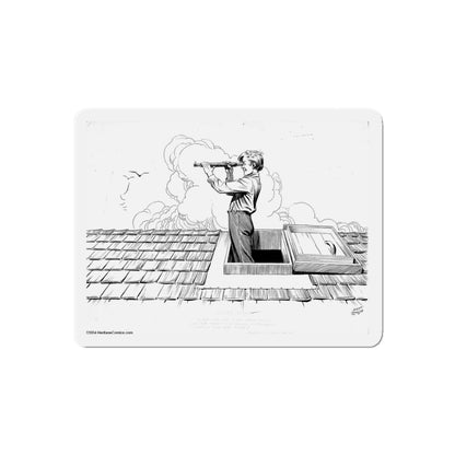 Scuttle Watch Illustration (Knopf, 1941) (Magazine Illustration) Refrigerator Magnet-5" x 5"-The Sticker Space