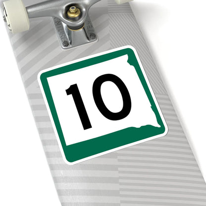 SD 10 (South Dakota) (Road Sign) STICKER Vinyl Kiss-Cut Decal - The Sticker Space