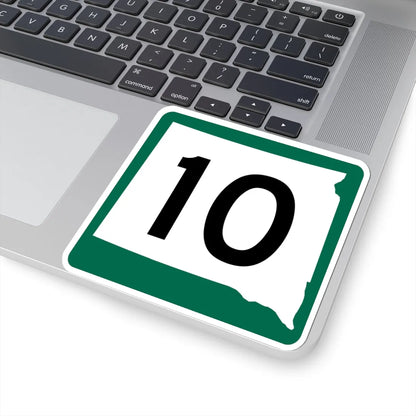 SD 10 (South Dakota) (Road Sign) STICKER Vinyl Kiss-Cut Decal - The Sticker Space