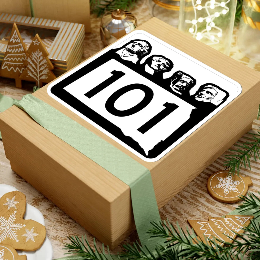 SD 101 1960 (South Dakota) (Road Sign) STICKER Vinyl Kiss-Cut Decal - The Sticker Space