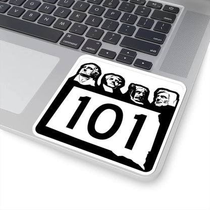SD 101 1960 (South Dakota) (Road Sign) STICKER Vinyl Kiss-Cut Decal - The Sticker Space