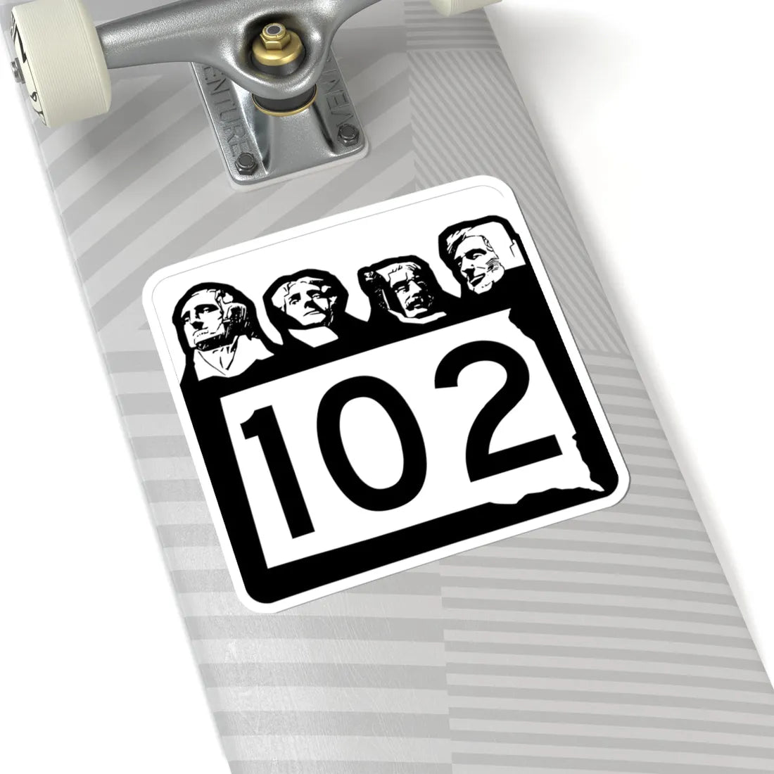 SD 102 1960 (South Dakota) (Road Sign) STICKER Vinyl Kiss-Cut Decal - The Sticker Space