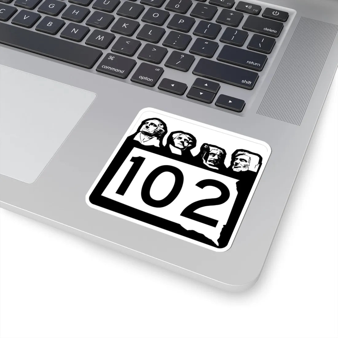 SD 102 1960 (South Dakota) (Road Sign) STICKER Vinyl Kiss-Cut Decal - The Sticker Space