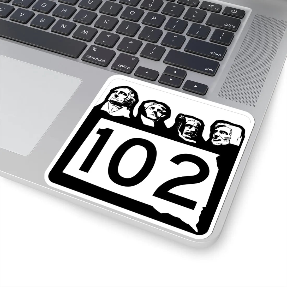 SD 102 1960 (South Dakota) (Road Sign) STICKER Vinyl Kiss-Cut Decal - The Sticker Space