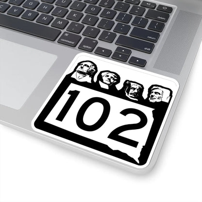SD 102 1960 (South Dakota) (Road Sign) STICKER Vinyl Kiss-Cut Decal - The Sticker Space