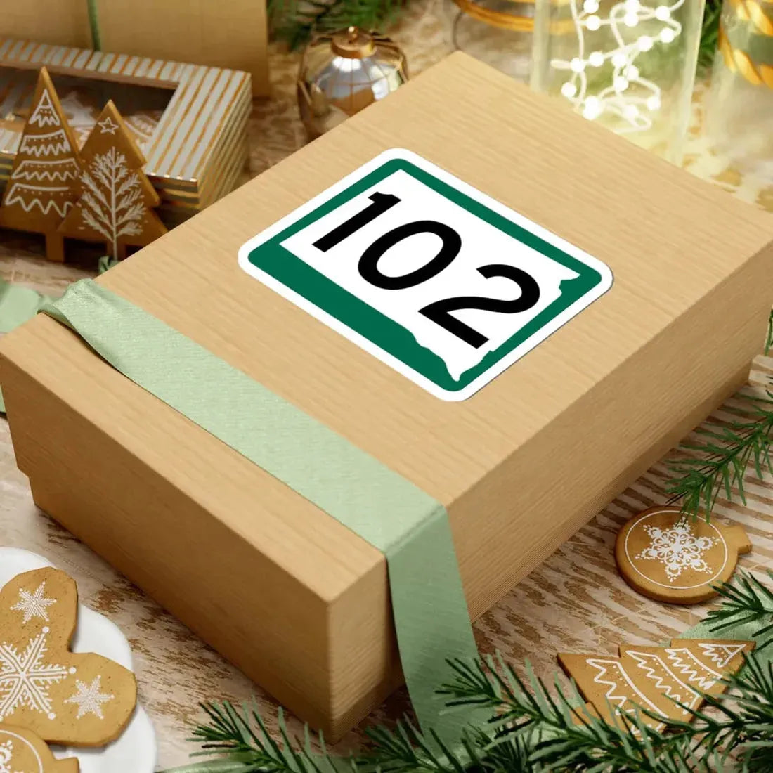 SD 102 (South Dakota) (Road Sign) STICKER Vinyl Kiss-Cut Decal - The Sticker Space