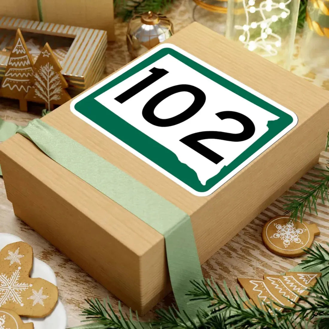 SD 102 (South Dakota) (Road Sign) STICKER Vinyl Kiss-Cut Decal - The Sticker Space