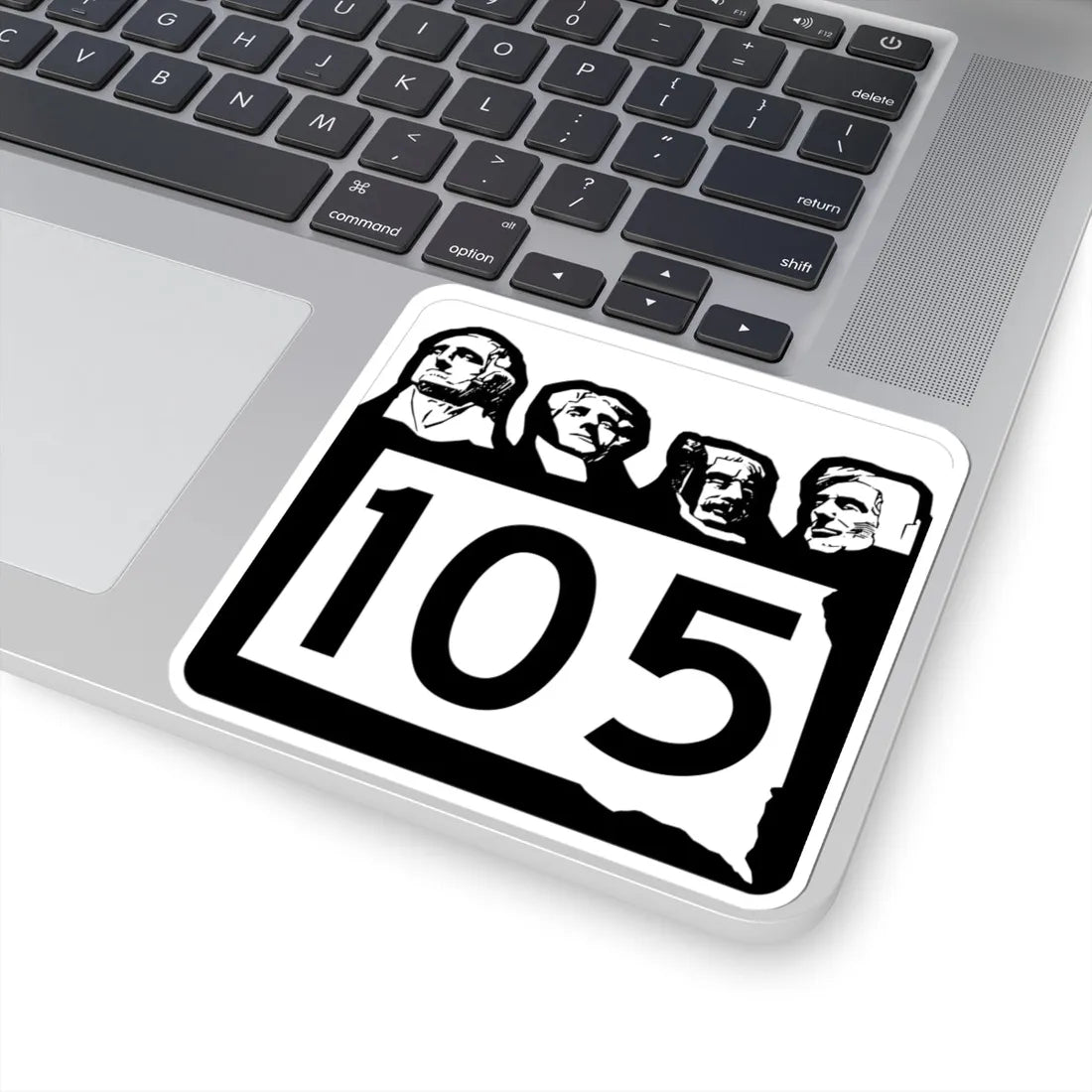 SD 105 1960 (South Dakota) (Road Sign) STICKER Vinyl Kiss-Cut Decal - The Sticker Space