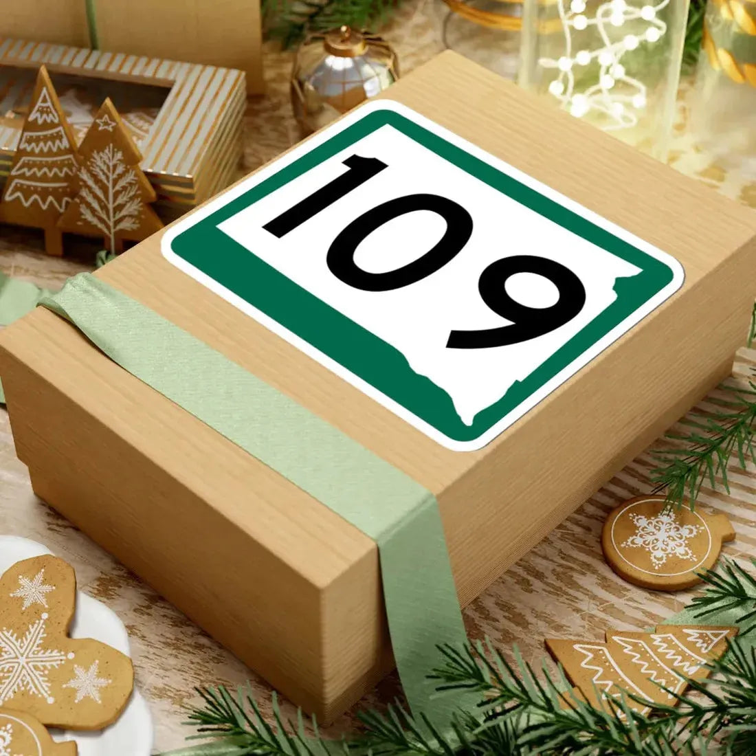 SD 109 (South Dakota) (Road Sign) STICKER Vinyl Kiss-Cut Decal - The Sticker Space