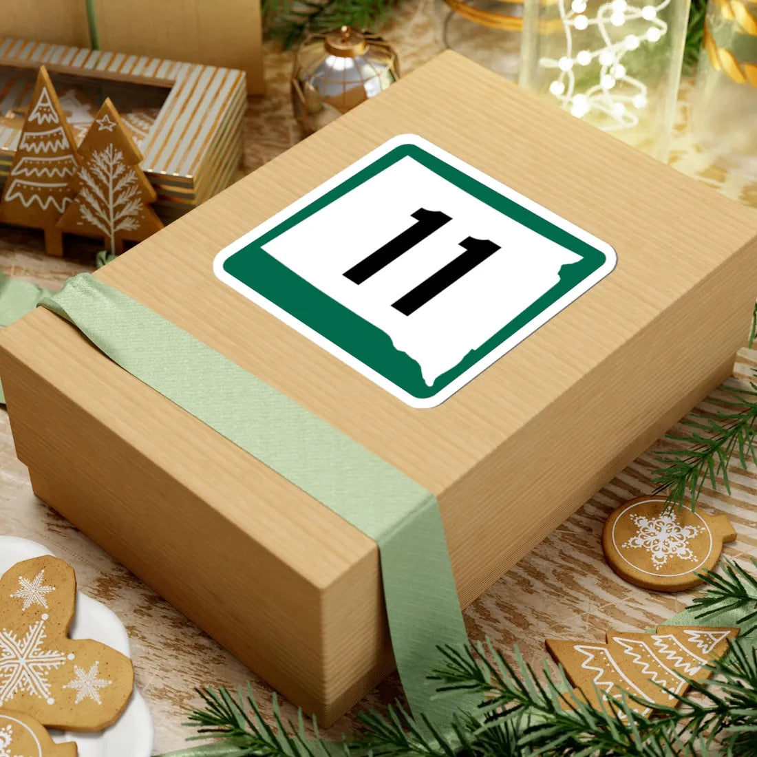 SD 11 (South Dakota) (Road Sign) STICKER Vinyl Kiss-Cut Decal - The Sticker Space