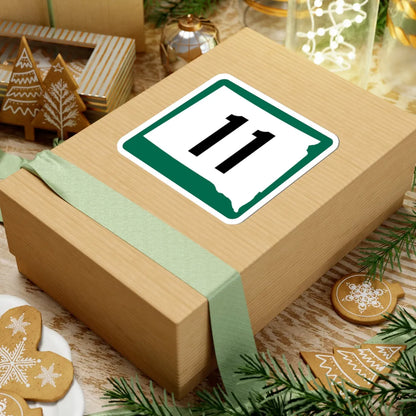 SD 11 (South Dakota) (Road Sign) STICKER Vinyl Kiss-Cut Decal - The Sticker Space