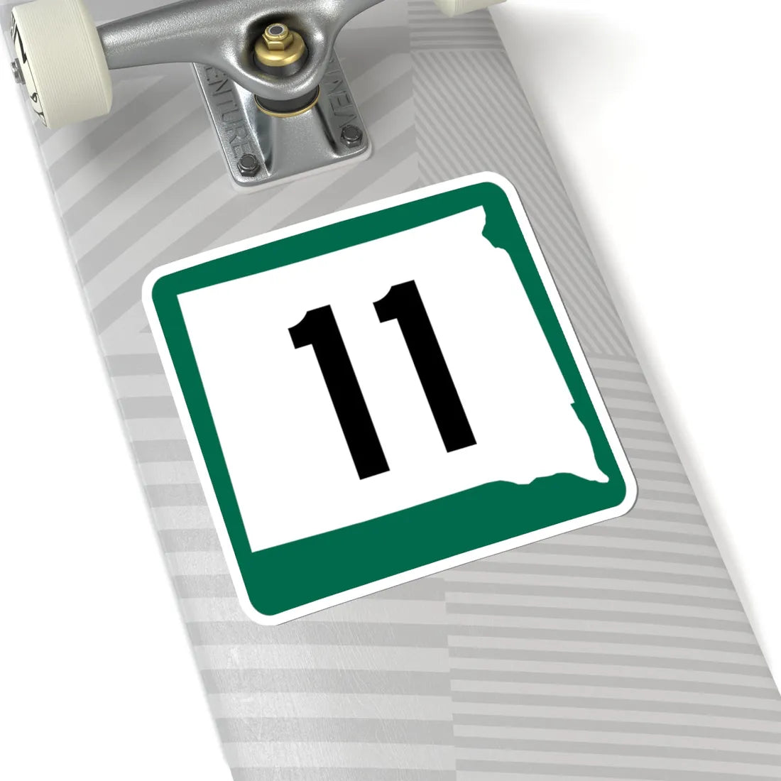 SD 11 (South Dakota) (Road Sign) STICKER Vinyl Kiss-Cut Decal - The Sticker Space