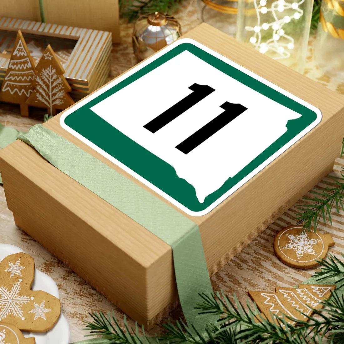 SD 11 (South Dakota) (Road Sign) STICKER Vinyl Kiss-Cut Decal - The Sticker Space