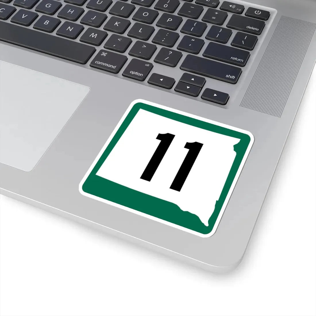 SD 11 (South Dakota) (Road Sign) STICKER Vinyl Kiss-Cut Decal - The Sticker Space