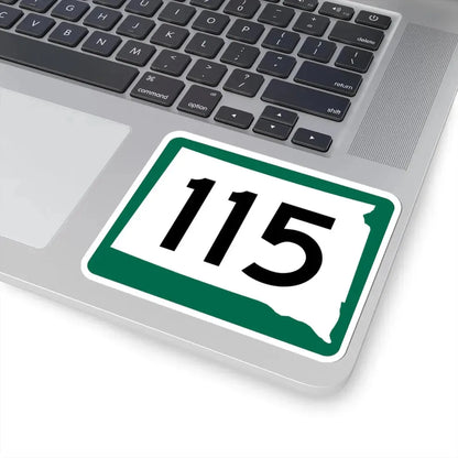 SD 115 (South Dakota) (Road Sign) STICKER Vinyl Kiss-Cut Decal - The Sticker Space