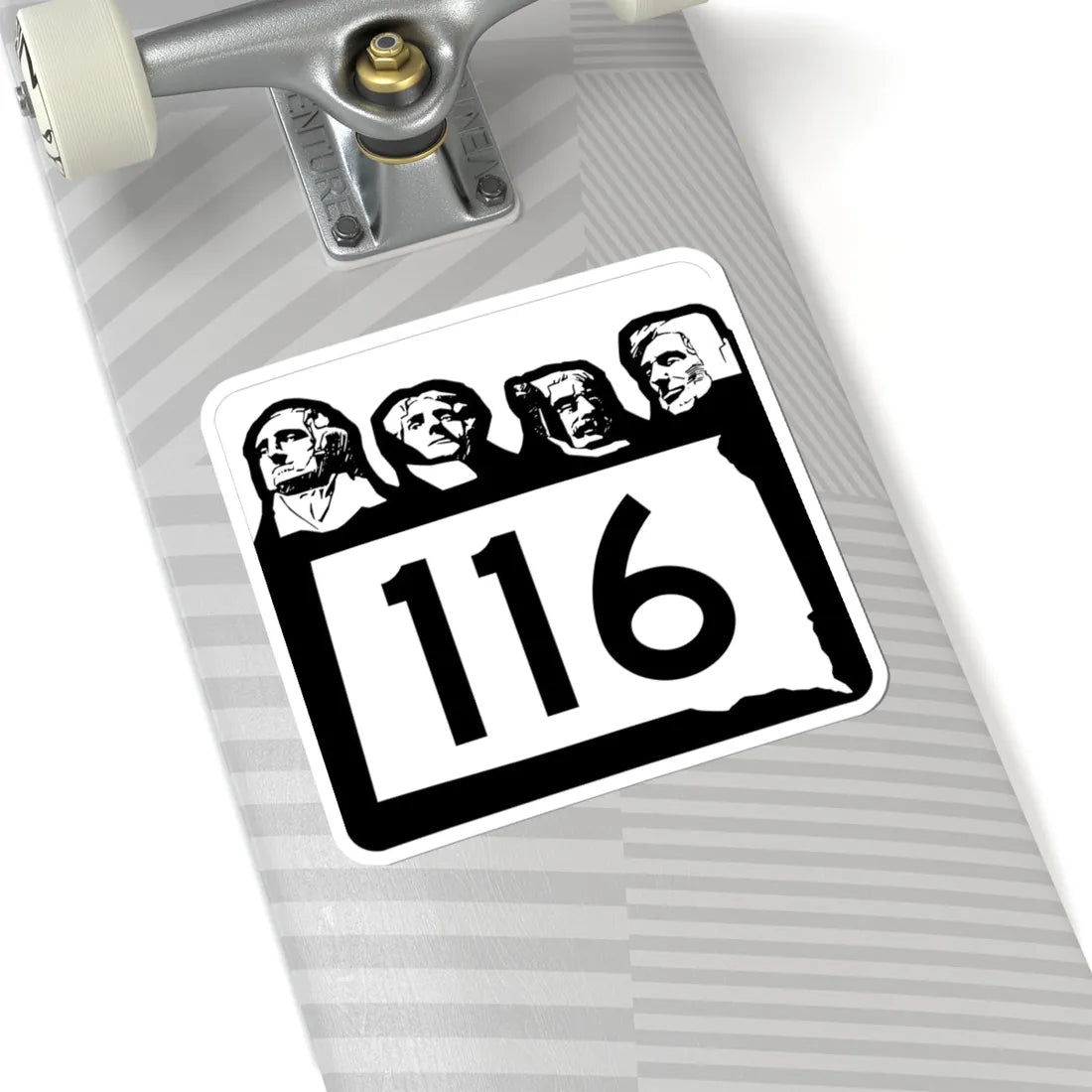 SD 116 1960 (South Dakota) (Road Sign) STICKER Vinyl Kiss-Cut Decal - The Sticker Space