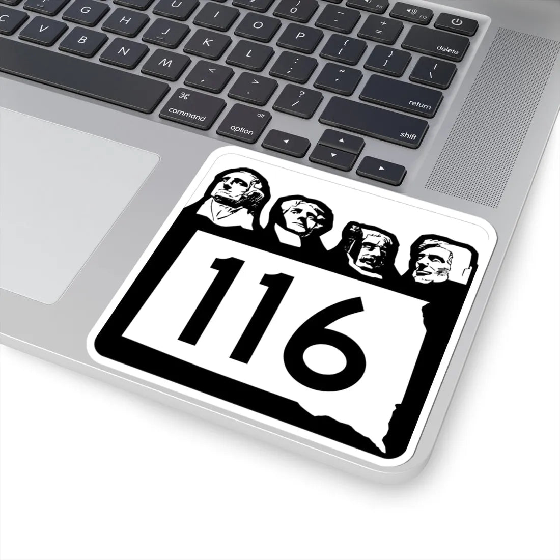 SD 116 1960 (South Dakota) (Road Sign) STICKER Vinyl Kiss-Cut Decal - The Sticker Space