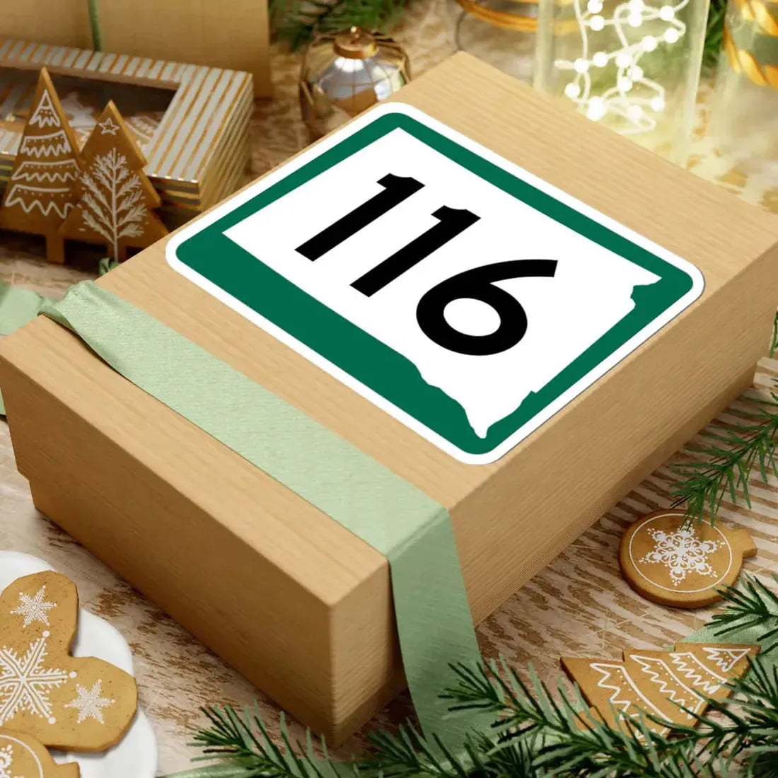 SD 116 (South Dakota) (Road Sign) STICKER Vinyl Kiss-Cut Decal - The Sticker Space