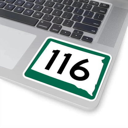 SD 116 (South Dakota) (Road Sign) STICKER Vinyl Kiss-Cut Decal - The Sticker Space