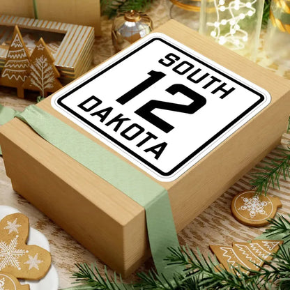 SD 12 1926 (South Dakota) (Road Sign) STICKER Vinyl Kiss-Cut Decal - The Sticker Space