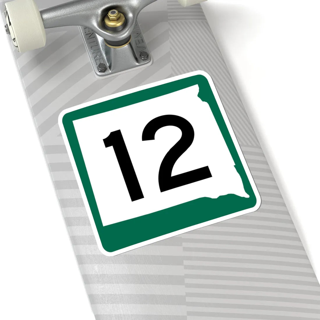 SD 12 (South Dakota) (Road Sign) STICKER Vinyl Kiss-Cut Decal - The Sticker Space