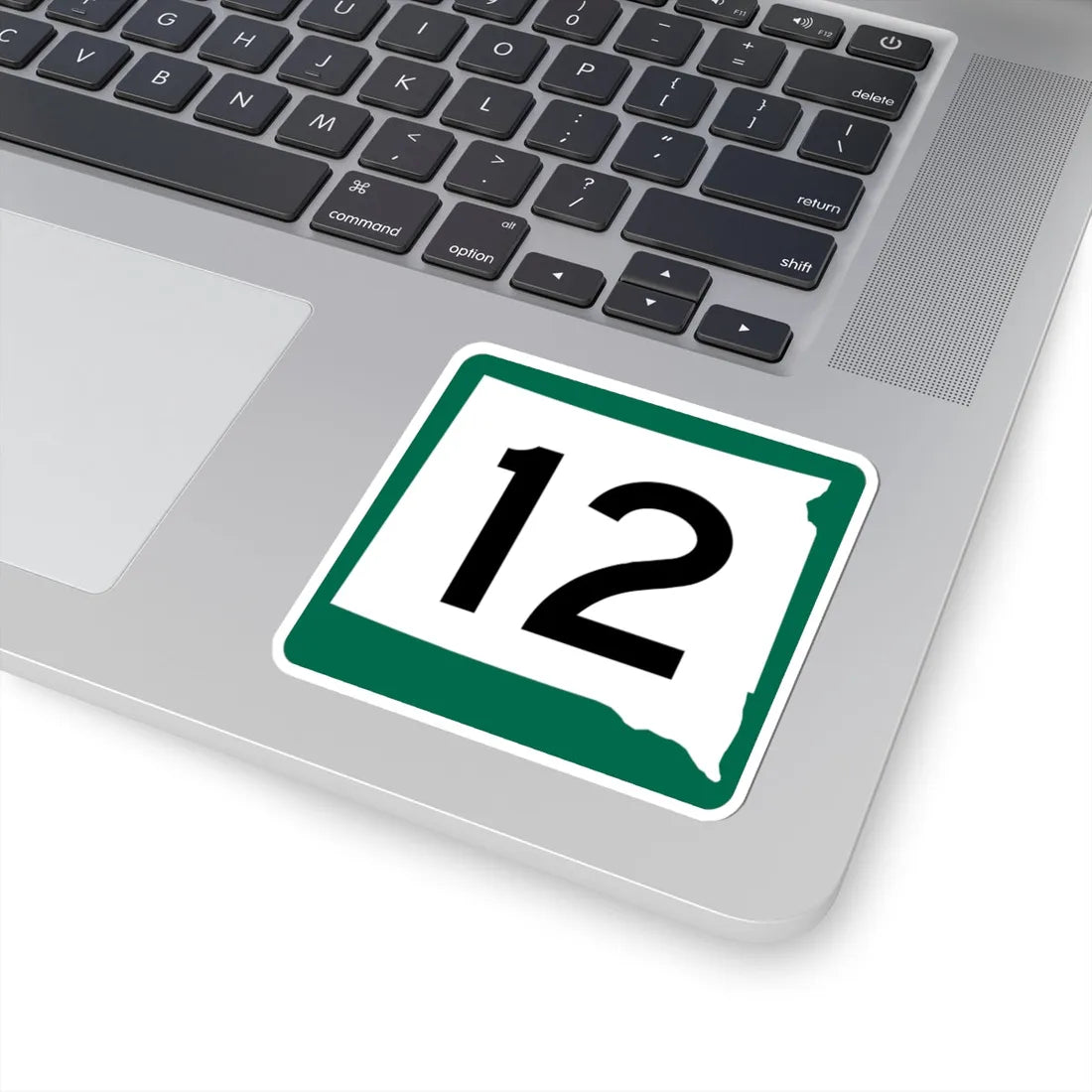 SD 12 (South Dakota) (Road Sign) STICKER Vinyl Kiss-Cut Decal - The Sticker Space