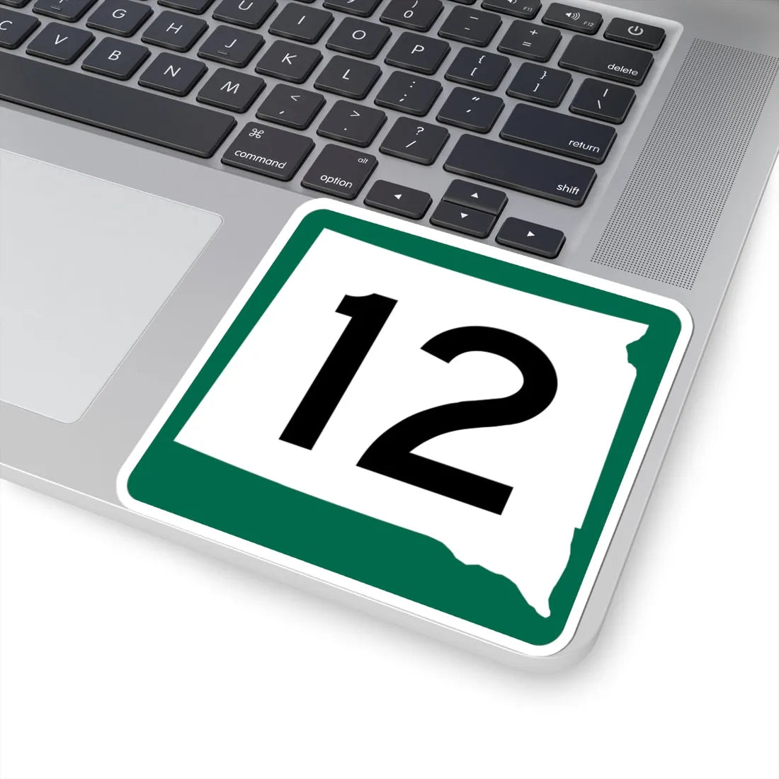 SD 12 (South Dakota) (Road Sign) STICKER Vinyl Kiss-Cut Decal - The Sticker Space