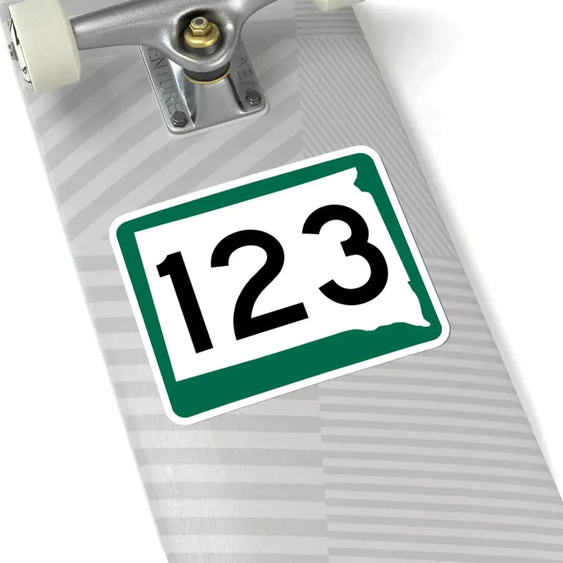 SD 123 (South Dakota) (Road Sign) STICKER Vinyl Kiss-Cut Decal - The Sticker Space