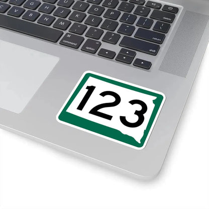 SD 123 (South Dakota) (Road Sign) STICKER Vinyl Kiss-Cut Decal - The Sticker Space