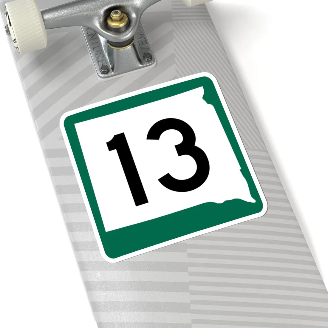 SD 13 (South Dakota) (Road Sign) STICKER Vinyl Kiss-Cut Decal - The Sticker Space