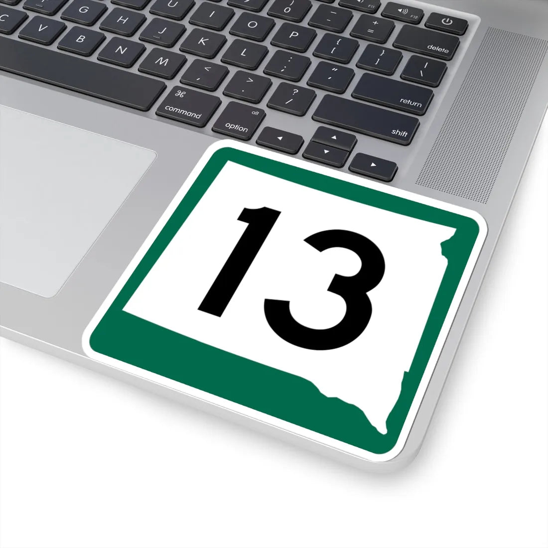 SD 13 (South Dakota) (Road Sign) STICKER Vinyl Kiss-Cut Decal - The Sticker Space