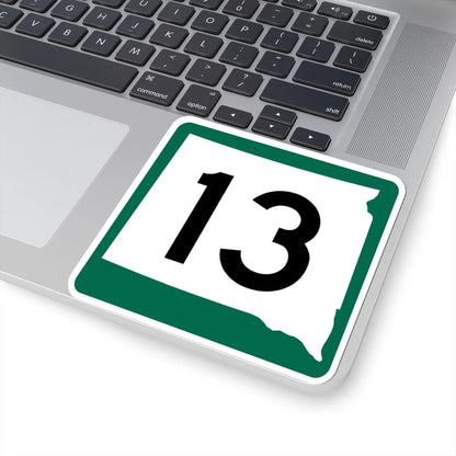SD 13 (South Dakota) (Road Sign) STICKER Vinyl Kiss-Cut Decal - The Sticker Space