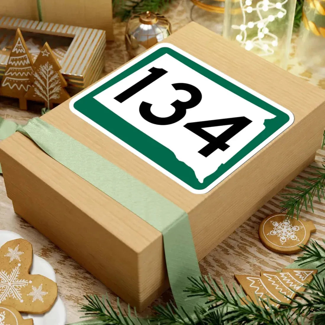 SD 134 (South Dakota) (Road Sign) STICKER Vinyl Kiss-Cut Decal - The Sticker Space