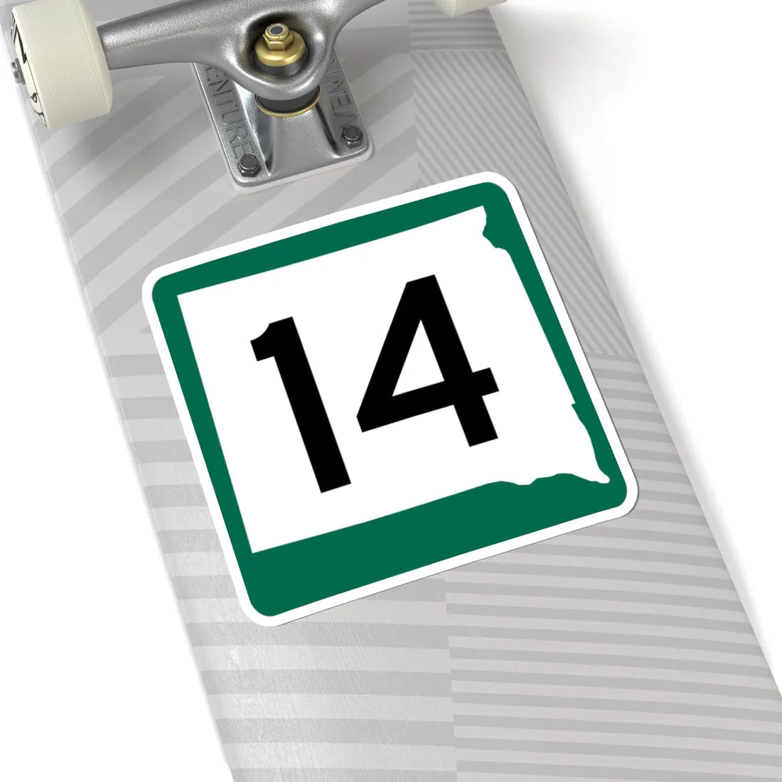 SD 14 (South Dakota) (Road Sign) STICKER Vinyl Kiss-Cut Decal - The Sticker Space