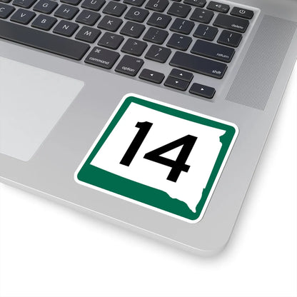 SD 14 (South Dakota) (Road Sign) STICKER Vinyl Kiss-Cut Decal - The Sticker Space