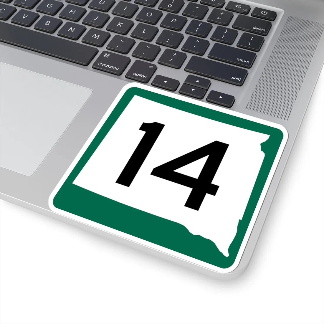 SD 14 (South Dakota) (Road Sign) STICKER Vinyl Kiss-Cut Decal - The Sticker Space